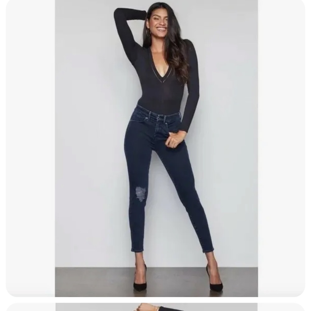 Good American good legs skinny jeans